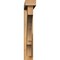 Ekena Millwork Balboa Block Rough Sawn Bracket w/ Offset Brace, Western Red Cedar, 4"W x 24"D x 24"H BKT0402X24X24BOA05RWR - alternate 2